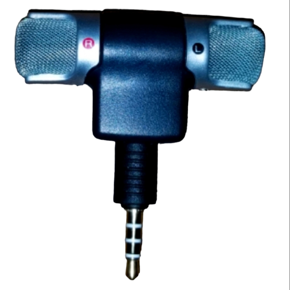 Mobile Phone Stereo Microphone with 3.5mm jack New